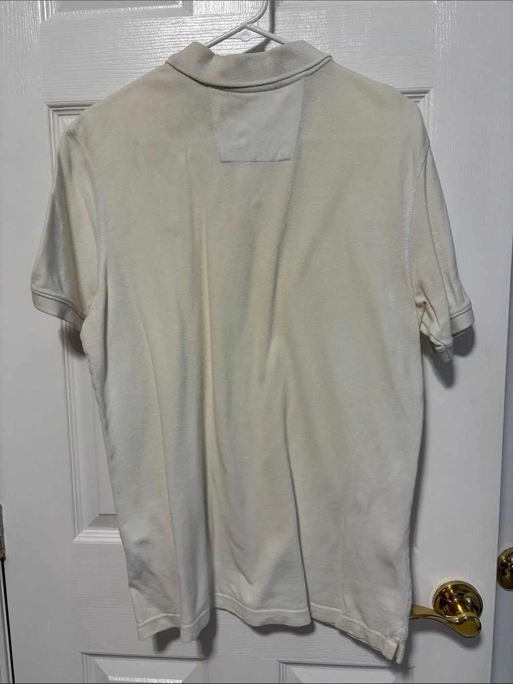 Banana Republic Men's Light Cream Polo